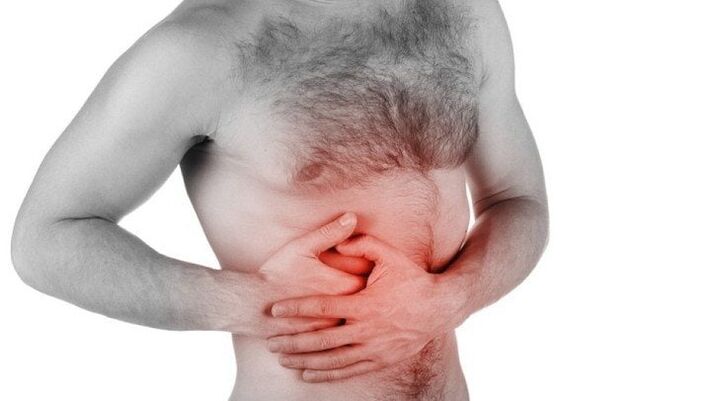 nyeri dina organ internal radiating ka handap deui